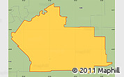 Savanna Style Simple Map of ZIP code 14221