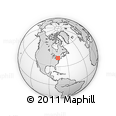 Outline Map of ZIP Code 14837