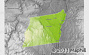 Physical Map of Albany County, desaturated