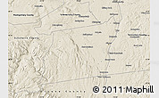 Shaded Relief Map of Albany County
