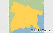 Savanna Style Simple Map of Bronx County