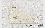 Shaded Relief Map of Broome County, lighten, semi-desaturated