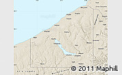 Shaded Relief Map of Chautauqua County