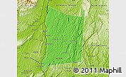 Political Map of Dutchess County, physical outside