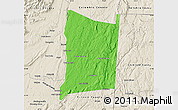 Political Map of Dutchess County, shaded relief outside