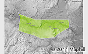 Physical Map of Montgomery County, desaturated