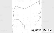 Blank Simple Map of Oneida County, no labels