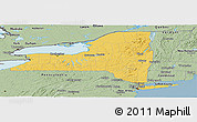 Savanna Style Panoramic Map of New York