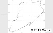 Blank Simple Map of Richmond County, cropped outside
