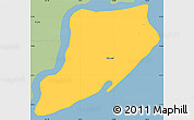 Savanna Style Simple Map of Richmond County