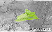 Physical 3D Map of Schenectady County, desaturated