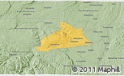 Savanna Style 3D Map of Schenectady County
