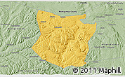 Savanna Style 3D Map of Schoharie County