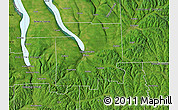Satellite Map of Tompkins County