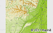 Physical Map of Ulster County