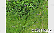 Satellite Map of Ulster County