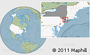 Savanna Style Location Map of Westchester County, highlighted country, highlighted parent region, hill shading