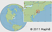 Savanna Style Location Map of Westchester County