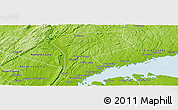 Physical Panoramic Map of Westchester County