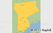 Savanna Style Simple Map of Westchester County