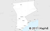 Silver Style Simple Map of Westchester County