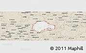 Classic Style Panoramic Map of ZIP code 27292