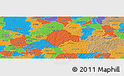 Political Panoramic Map of ZIP code 27292