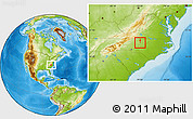 Physical Location Map of ZIP code 27401