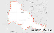 Silver Style Simple Map of ZIP code 27502