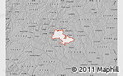 Gray Map of ZIP code 27610