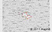 Silver Style Map of ZIP code 27610