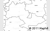 Blank Simple Map of ZIP code 27610
