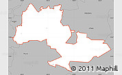 Gray Simple Map of ZIP code 27610