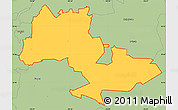 Savanna Style Simple Map of ZIP code 27610