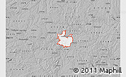 Gray Map of ZIP code 27705