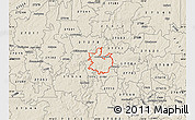 Shaded Relief Map of ZIP code 27705