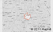 Silver Style Map of ZIP code 27705