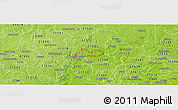 Physical Panoramic Map of ZIP code 27712