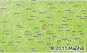 Physical 3D Map of ZIP code 28006