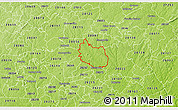 Physical 3D Map of ZIP code 28027