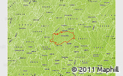 Physical Map of ZIP code 28078