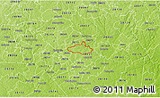 Physical 3D Map of ZIP code 28215