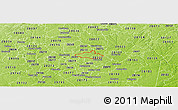 Physical Panoramic Map of ZIP code 28215