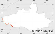 Silver Style Simple Map of ZIP code 28215