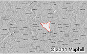Gray 3D Map of ZIP code 28216