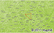 Physical 3D Map of ZIP code 28216