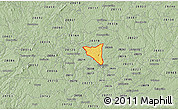 Savanna Style 3D Map of ZIP code 28216