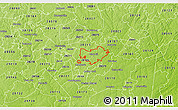 Physical 3D Map of ZIP code 28227