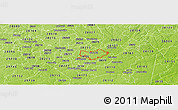 Physical Panoramic Map of ZIP code 28227