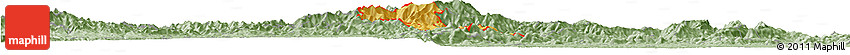 Savanna Style Horizon Map of ZIP Code 28711